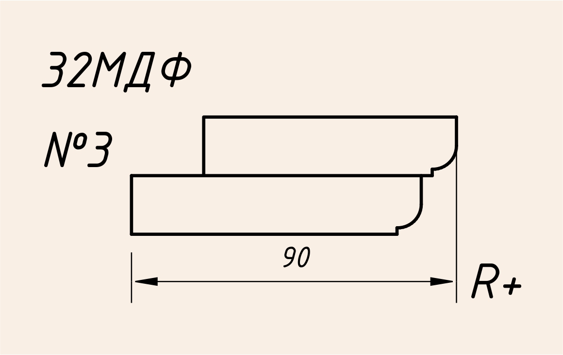 Карниз №3