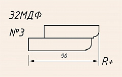 Карниз №3